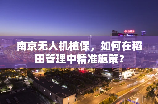 南京无人机植保，如何在稻田管理中精准施策？