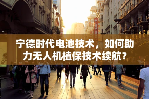宁德时代电池技术，如何助力无人机植保技术续航？