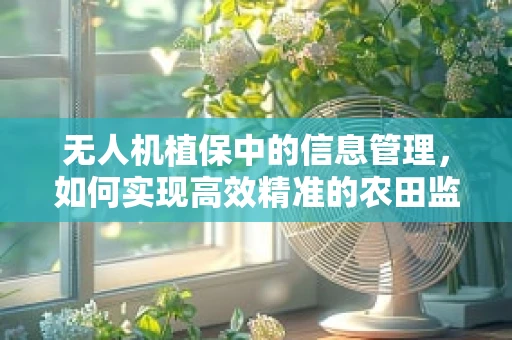 无人机植保中的信息管理，如何实现高效精准的农田监控？