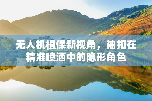 无人机植保新视角，袖扣在精准喷洒中的隐形角色