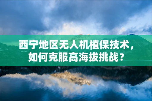 西宁地区无人机植保技术，如何克服高海拔挑战？
