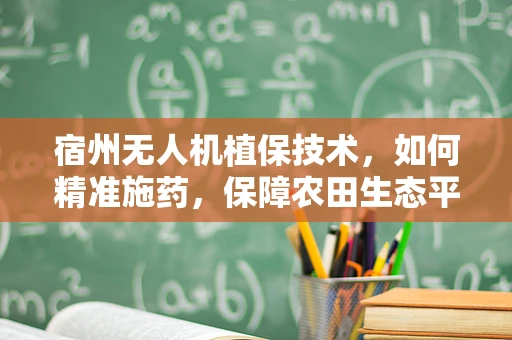 宿州无人机植保技术，如何精准施药，保障农田生态平衡？