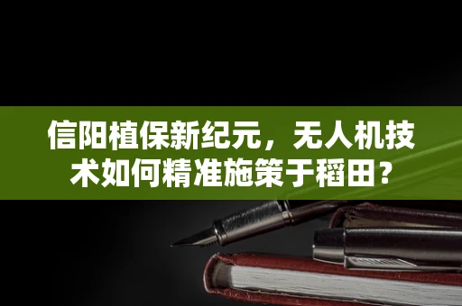 信阳植保新纪元，无人机技术如何精准施策于稻田？