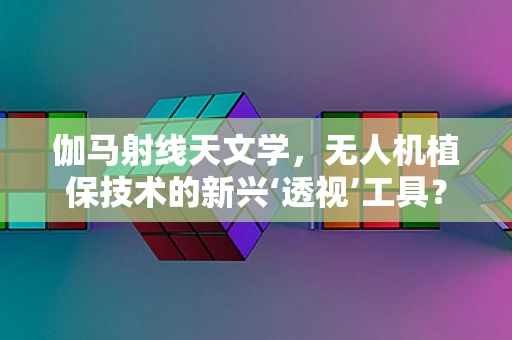 伽马射线天文学，无人机植保技术的新兴‘透视’工具？