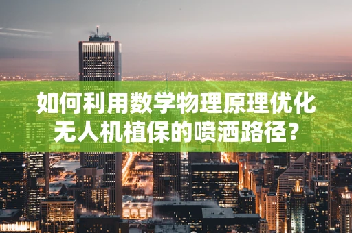 如何利用数学物理原理优化无人机植保的喷洒路径？