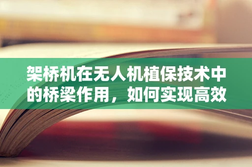 架桥机在无人机植保技术中的桥梁作用，如何实现高效精准作业？