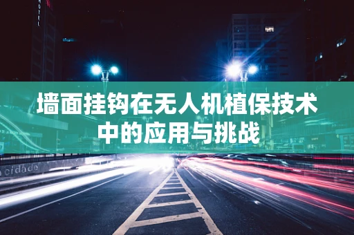 墙面挂钩在无人机植保技术中的应用与挑战
