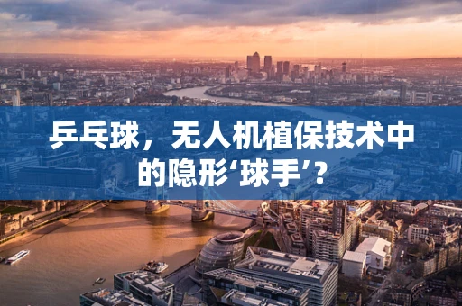乒乓球，无人机植保技术中的隐形‘球手’？