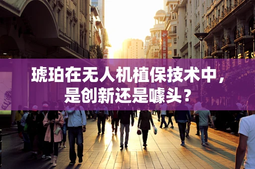 琥珀在无人机植保技术中，是创新还是噱头？