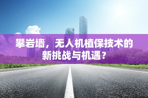 攀岩墙，无人机植保技术的新挑战与机遇？