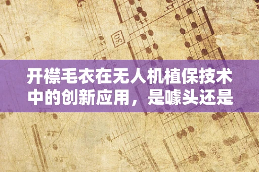 开襟毛衣在无人机植保技术中的创新应用，是噱头还是实操？