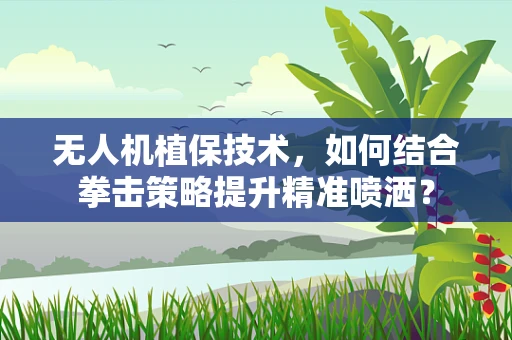 无人机植保技术，如何结合拳击策略提升精准喷洒？