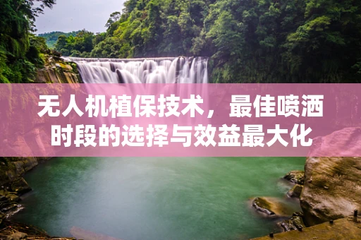 无人机植保技术，最佳喷洒时段的选择与效益最大化