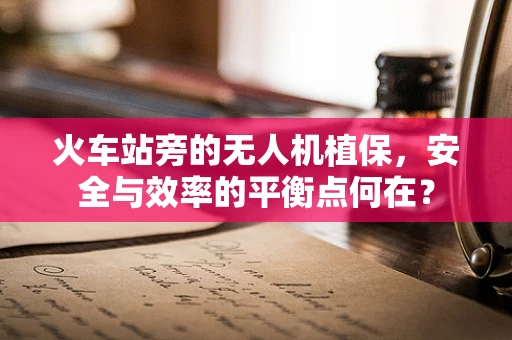 火车站旁的无人机植保，安全与效率的平衡点何在？