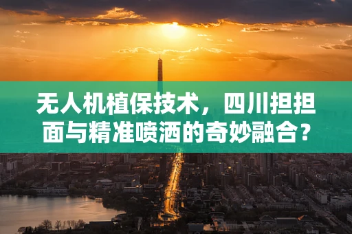 无人机植保技术，四川担担面与精准喷洒的奇妙融合？
