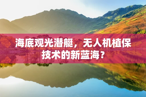 海底观光潜艇，无人机植保技术的新蓝海？