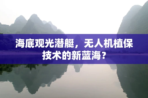 海底观光潜艇，无人机植保技术的新蓝海？