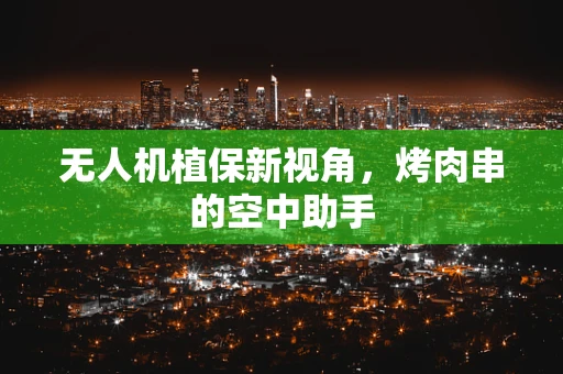 无人机植保新视角，烤肉串的空中助手