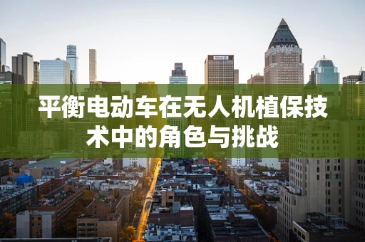 平衡电动车在无人机植保技术中的角色与挑战