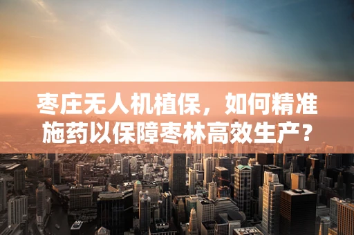 枣庄无人机植保，如何精准施药以保障枣林高效生产？