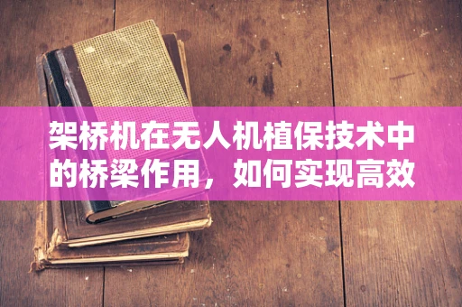 架桥机在无人机植保技术中的桥梁作用，如何实现高效精准作业？