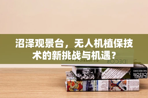 沼泽观景台，无人机植保技术的新挑战与机遇？