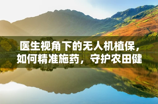 医生视角下的无人机植保，如何精准施药，守护农田健康？