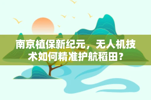 南京植保新纪元，无人机技术如何精准护航稻田？