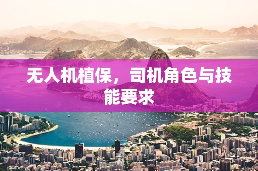 无人机植保，司机角色与技能要求