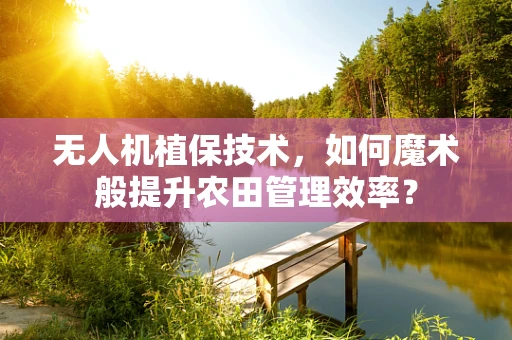 无人机植保技术，如何魔术般提升农田管理效率？