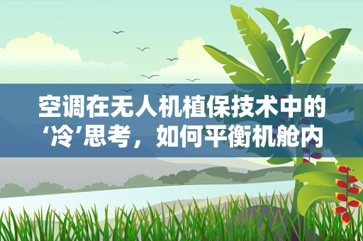 空调在无人机植保技术中的‘冷’思考，如何平衡机舱内设备与电池的温控需求？