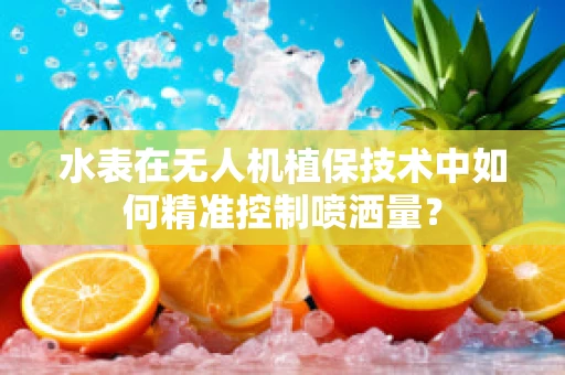 水表在无人机植保技术中如何精准控制喷洒量？