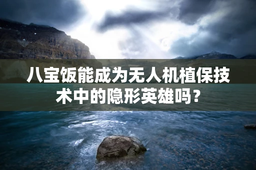 八宝饭能成为无人机植保技术中的隐形英雄吗？