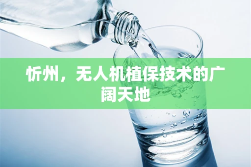 忻州，无人机植保技术的广阔天地