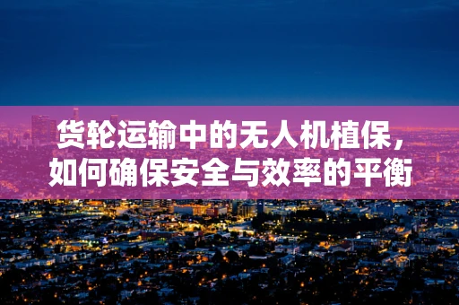 货轮运输中的无人机植保，如何确保安全与效率的平衡？