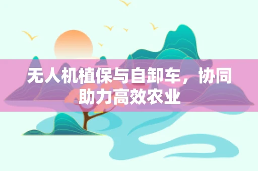 无人机植保与自卸车，协同助力高效农业