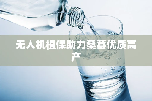 无人机植保助力桑葚优质高产