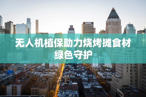 无人机植保助力烧烤摊食材绿色守护