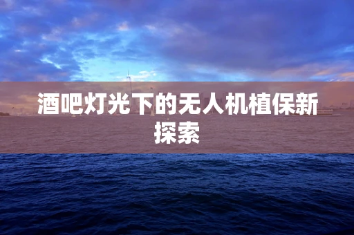 酒吧灯光下的无人机植保新探索