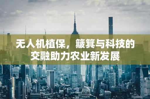 无人机植保，簸箕与科技的交融助力农业新发展