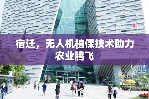 宿迁，无人机植保技术助力农业腾飞