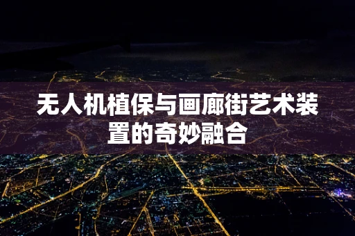 无人机植保与画廊街艺术装置的奇妙融合