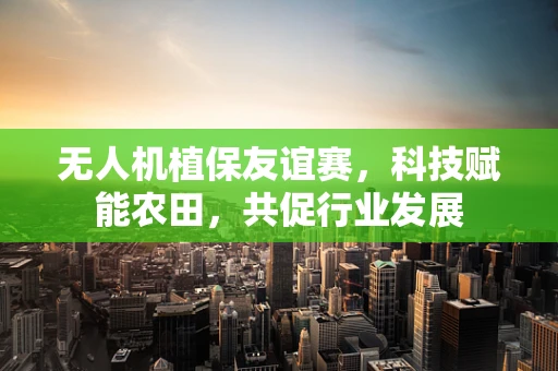 无人机植保友谊赛，科技赋能农田，共促行业发展