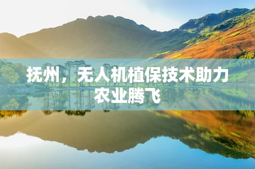抚州，无人机植保技术助力农业腾飞