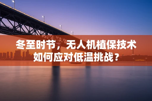 冬至时节，无人机植保技术如何应对低温挑战？