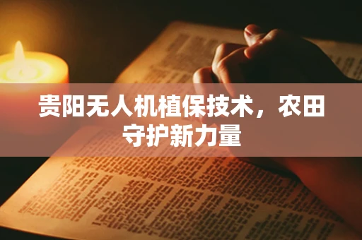 贵阳无人机植保技术，农田守护新力量