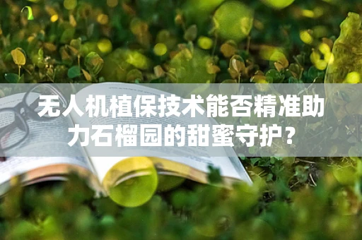 无人机植保技术能否精准助力石榴园的甜蜜守护？
