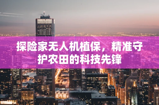探险家无人机植保，精准守护农田的科技先锋