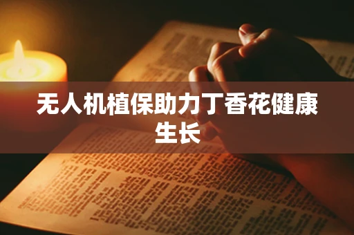 无人机植保助力丁香花健康生长