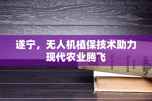 遂宁，无人机植保技术助力现代农业腾飞